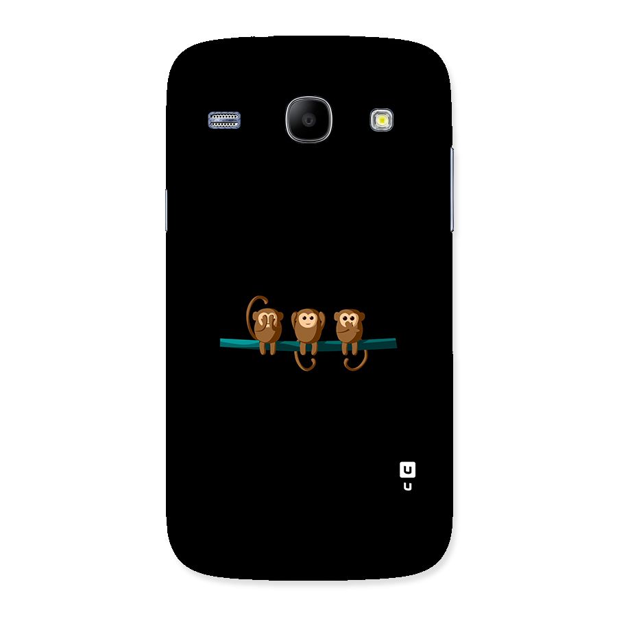 Three Cute Monkeys Back Case for Galaxy Core