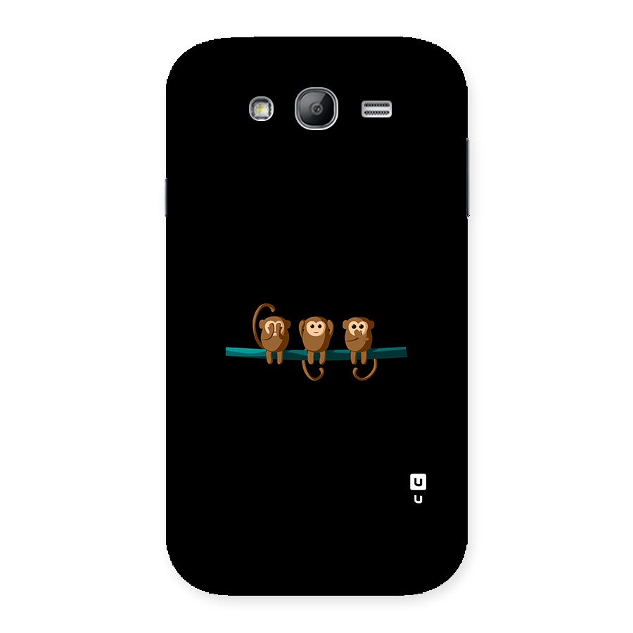 Three Cute Monkeys Back Case for Galaxy Grand