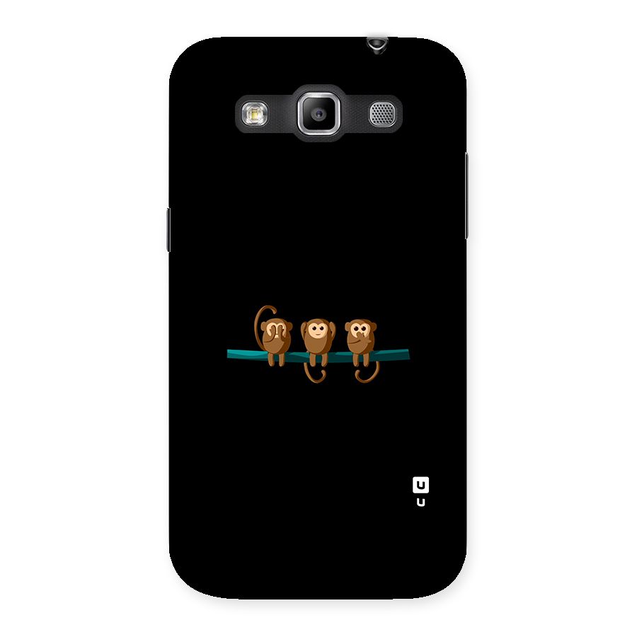 Three Cute Monkeys Back Case for Galaxy Grand Quattro