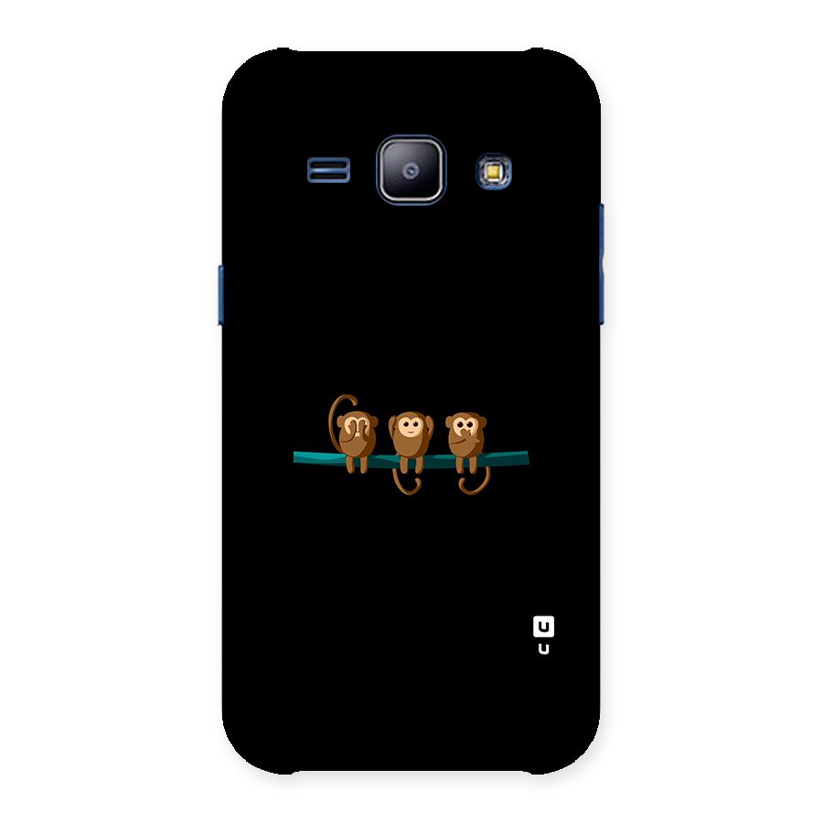Three Cute Monkeys Back Case for Galaxy J1