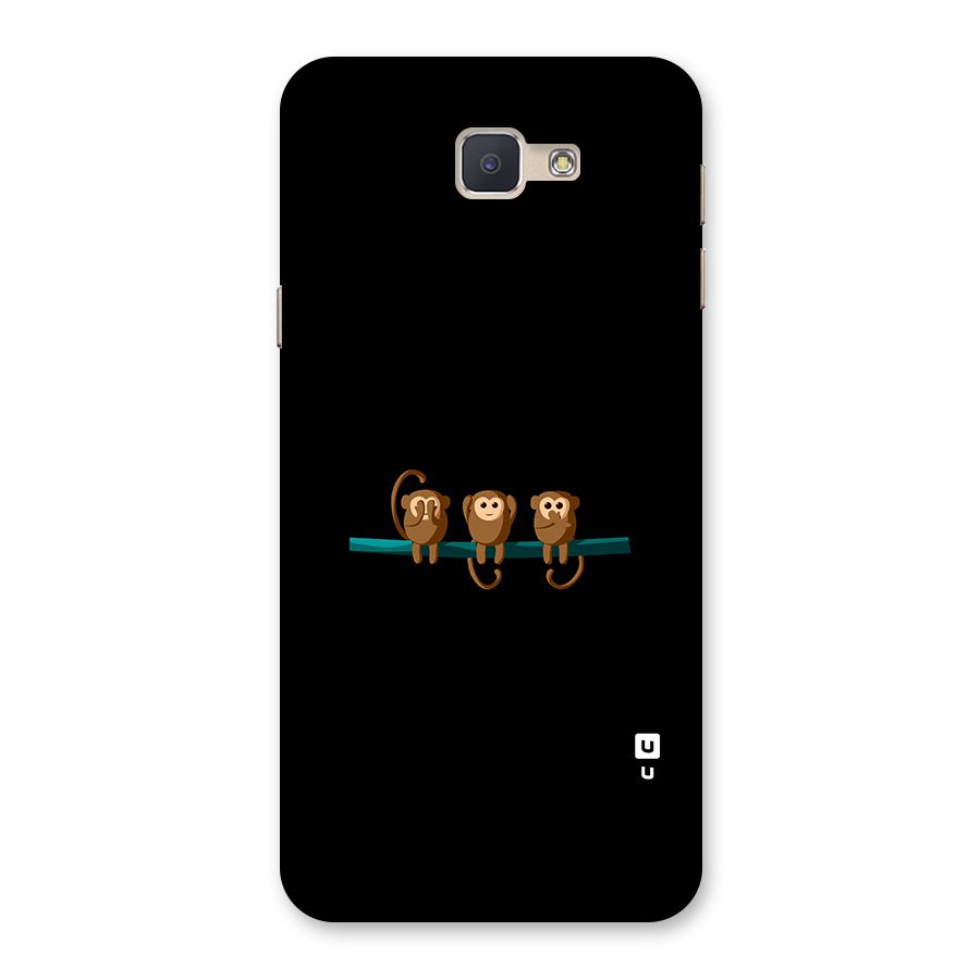 Three Cute Monkeys Back Case for Galaxy J5 Prime