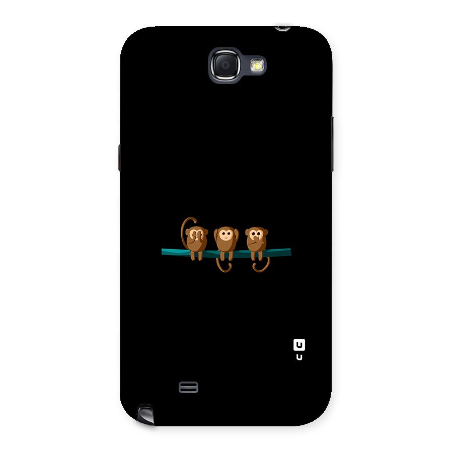 Three Cute Monkeys Back Case for Galaxy Note 2