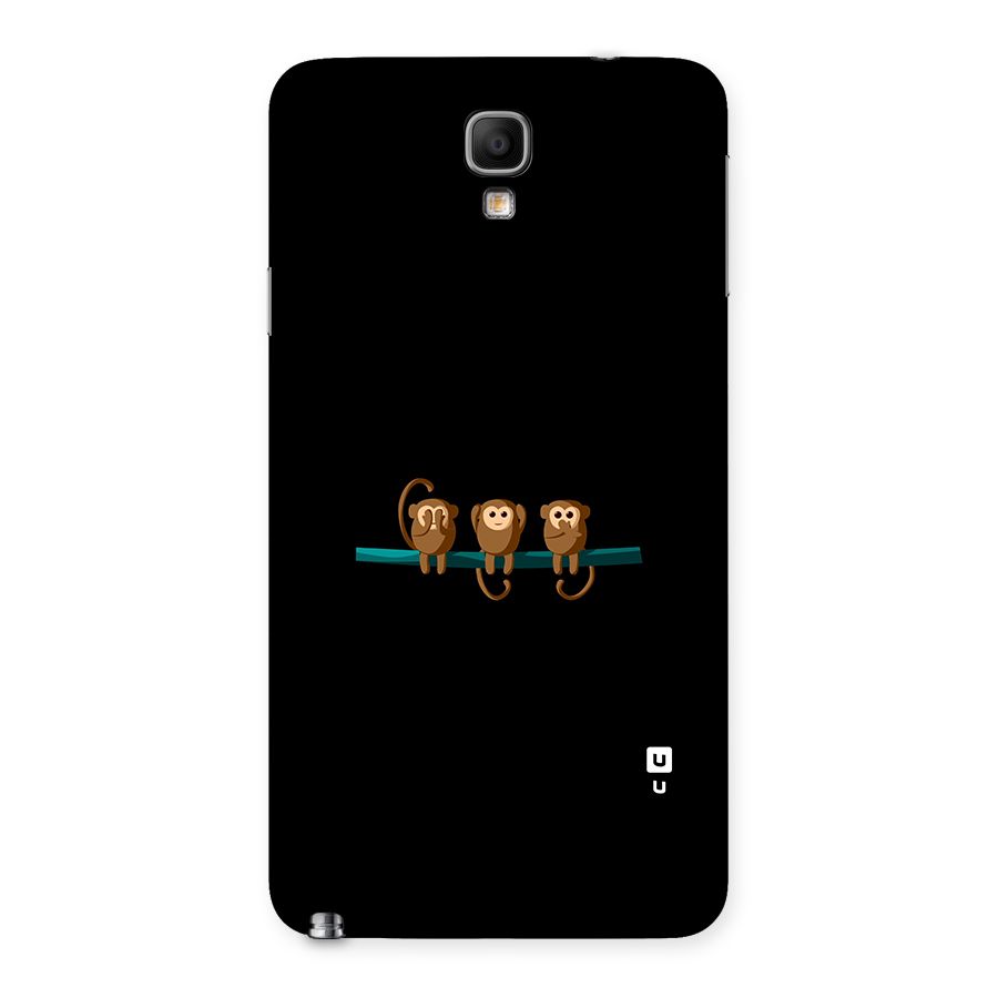 Three Cute Monkeys Back Case for Galaxy Note 3 Neo