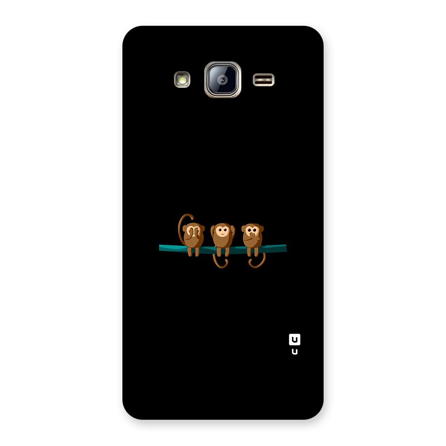 Three Cute Monkeys Back Case for Galaxy On5