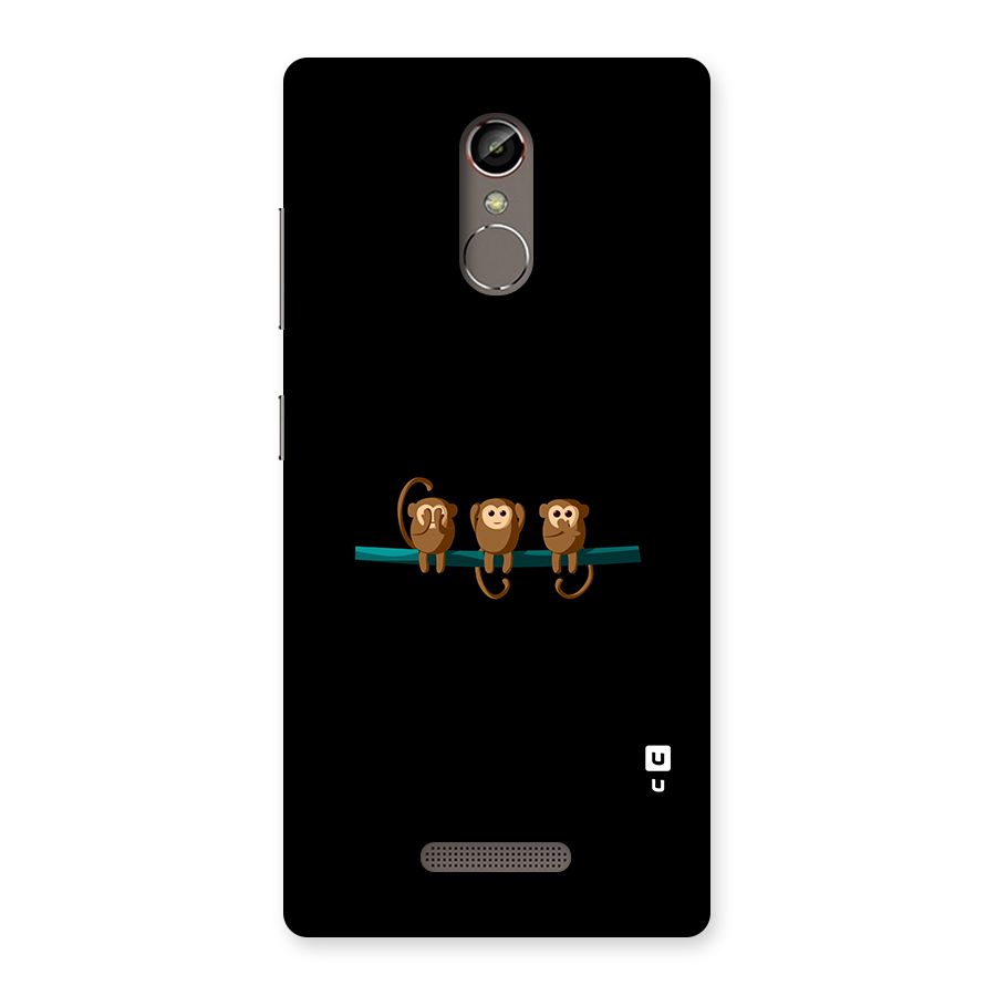 Three Cute Monkeys Back Case for Gionee S6s
