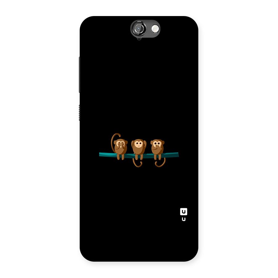 Three Cute Monkeys Back Case for HTC One A9