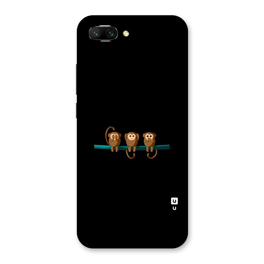 Three Cute Monkeys Back Case for Honor 10