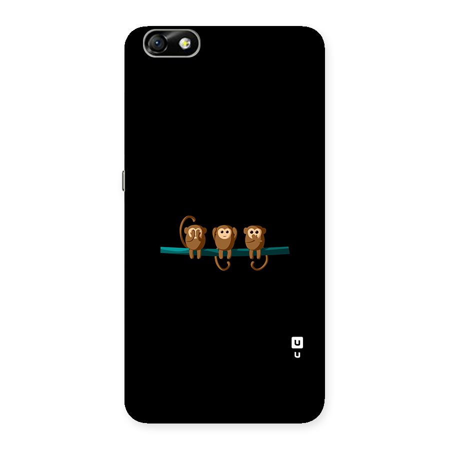 Three Cute Monkeys Back Case for Honor 4X