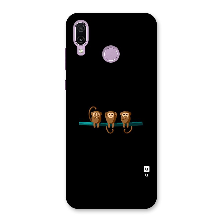 Three Cute Monkeys Back Case for Honor Play