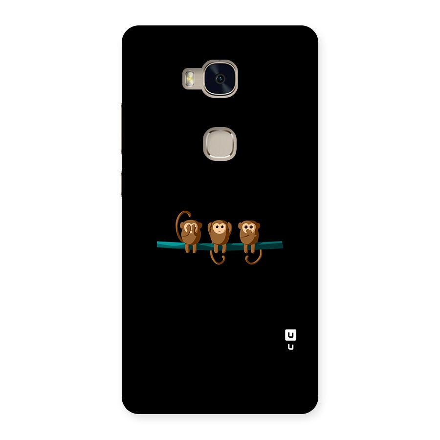 Three Cute Monkeys Back Case for Huawei Honor 5X