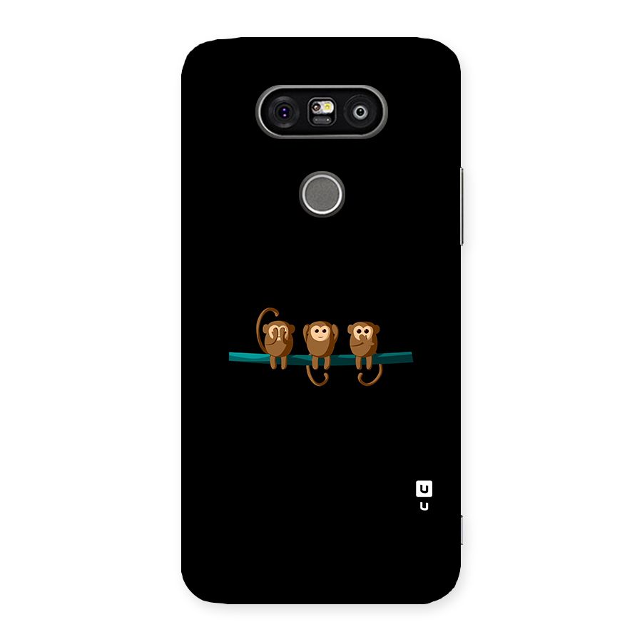 Three Cute Monkeys Back Case for LG G5