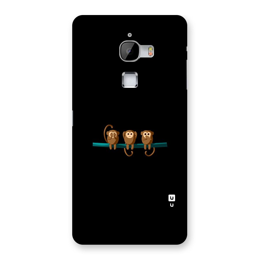Three Cute Monkeys Back Case for LeTv Le Max