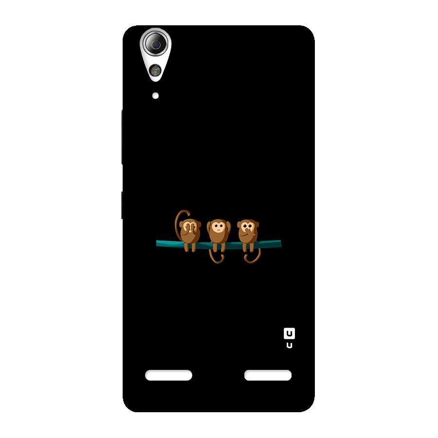 Three Cute Monkeys Back Case for Lenovo A6000