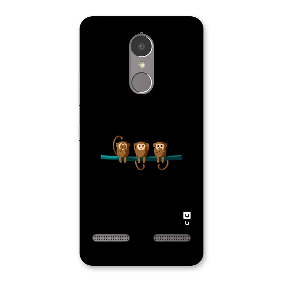Three Cute Monkeys Back Case for Lenovo K6
