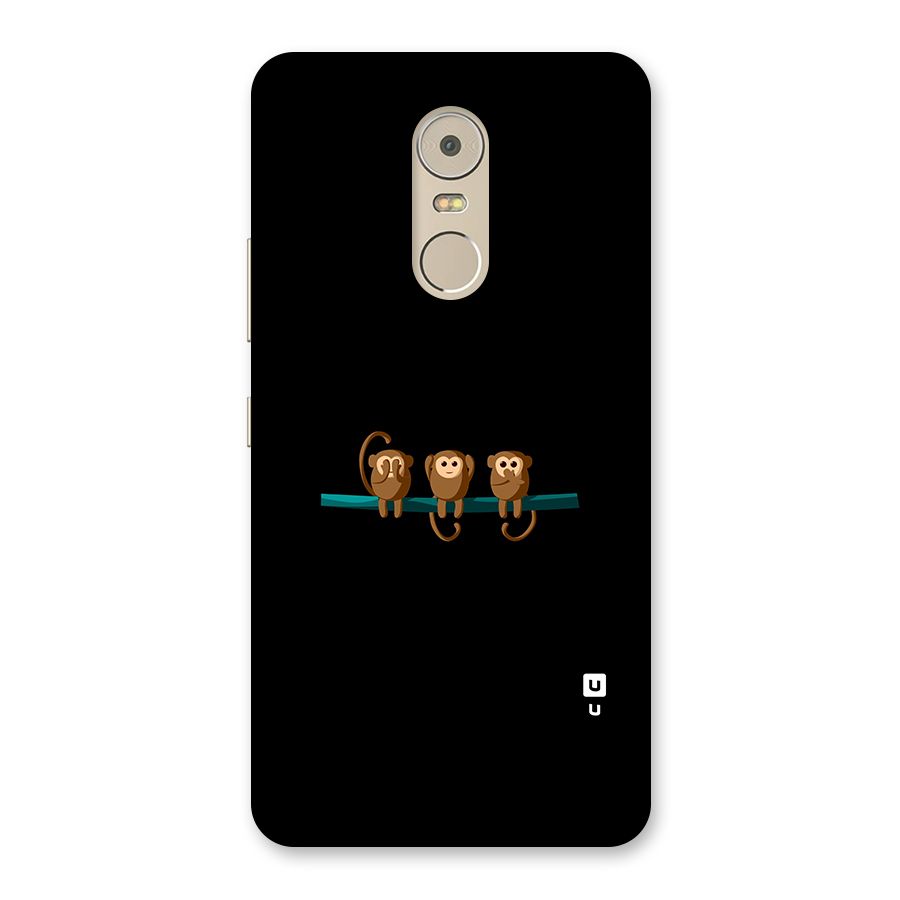 Three Cute Monkeys Back Case for Lenovo K6 Note
