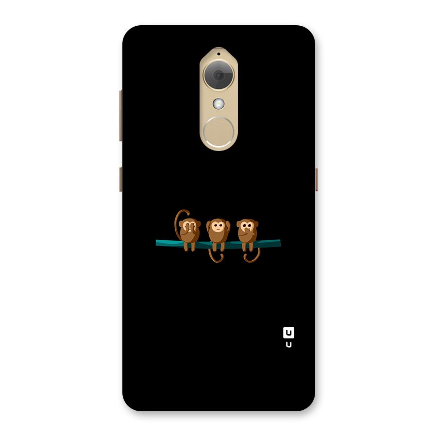 Three Cute Monkeys Back Case for Lenovo K8