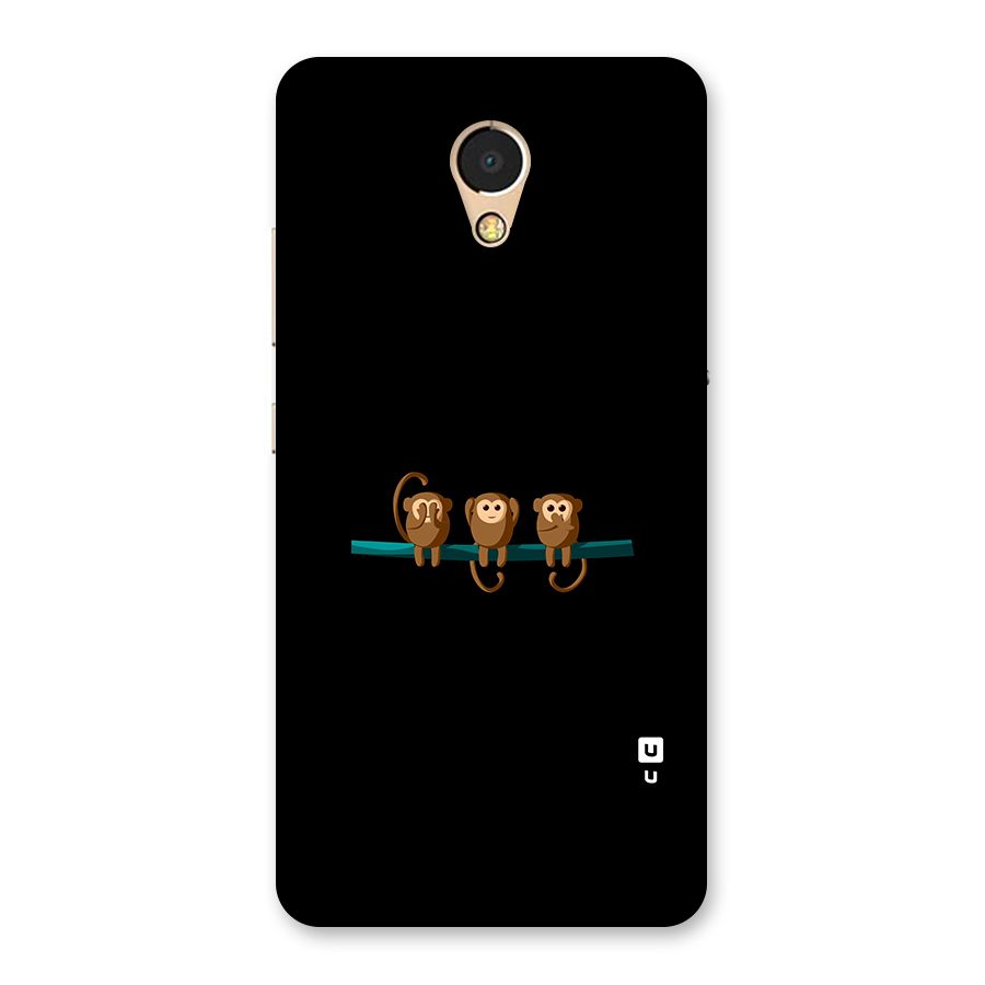 Three Cute Monkeys Back Case for Lenovo P2