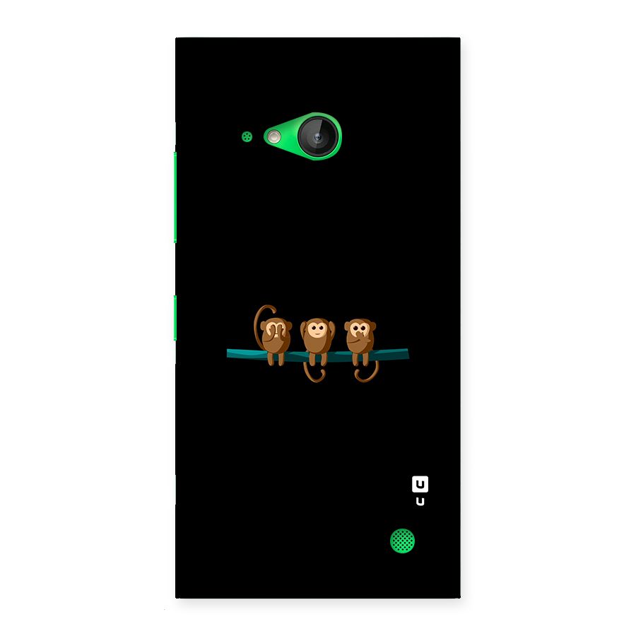 Three Cute Monkeys Back Case for Lumia 730