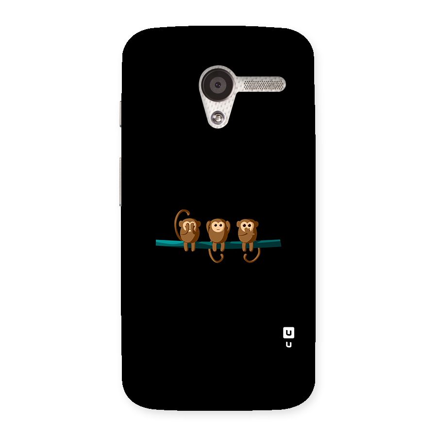 Three Cute Monkeys Back Case for Moto X