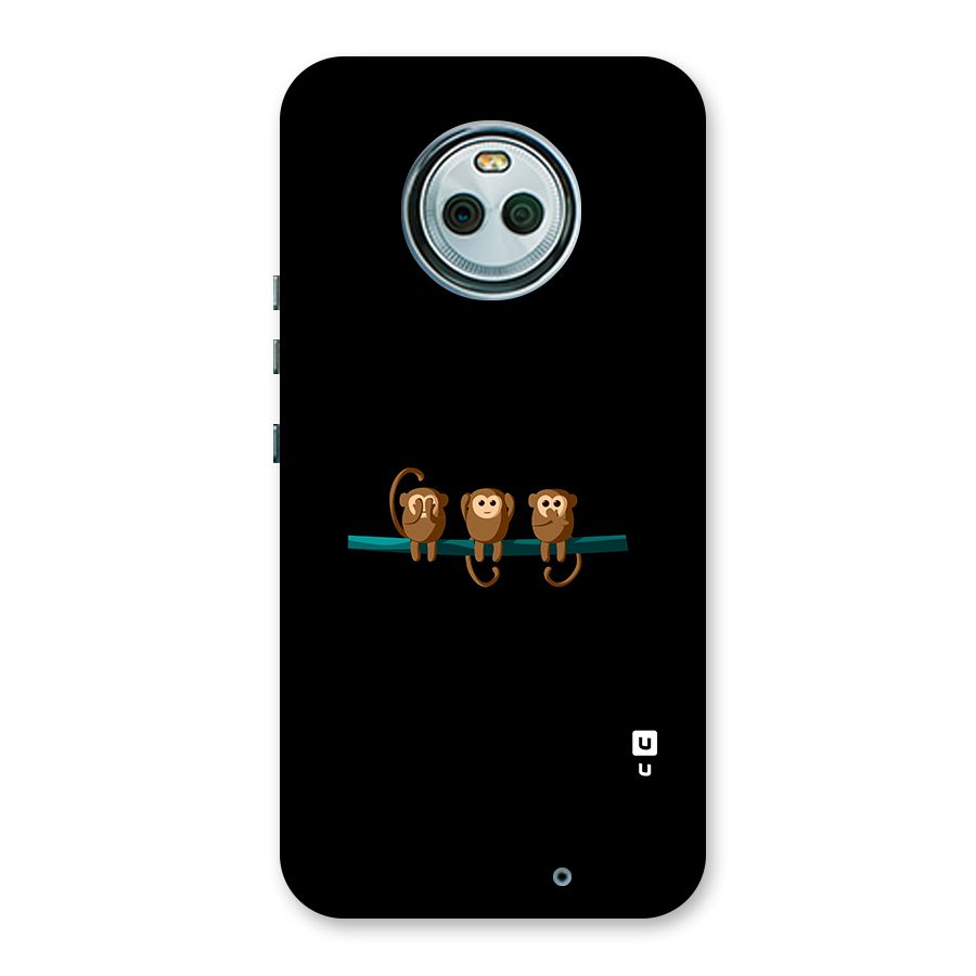 Three Cute Monkeys Back Case for Moto X4
