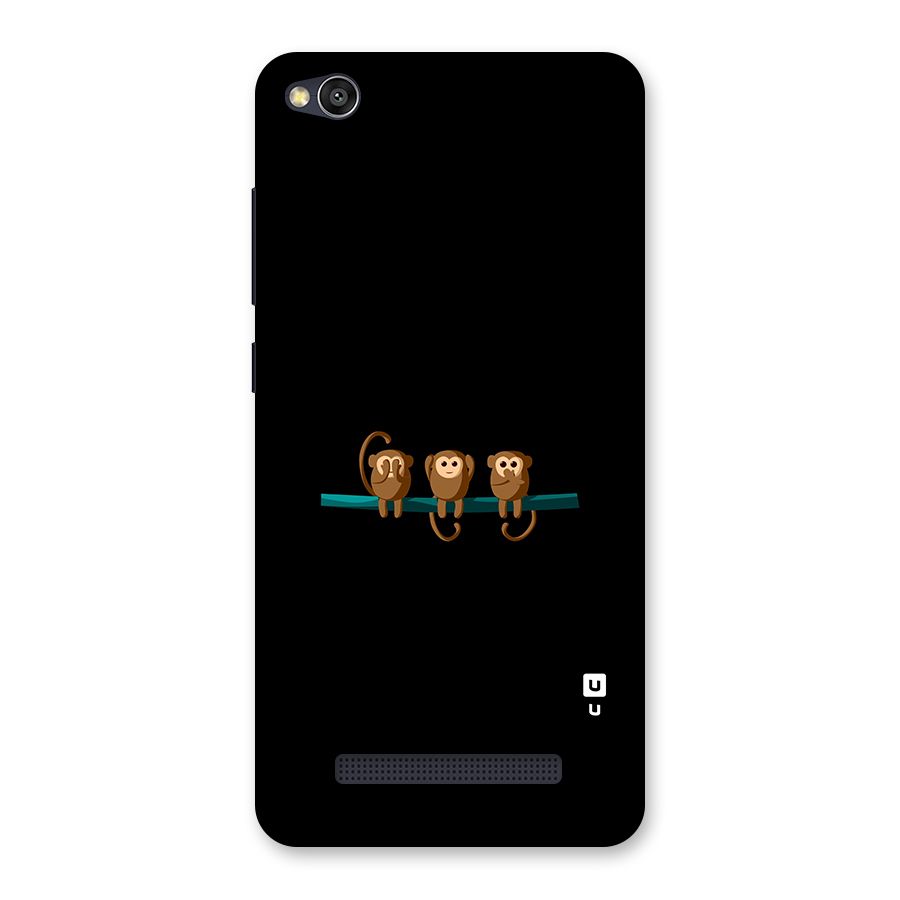 Three Cute Monkeys Back Case for Redmi 4A