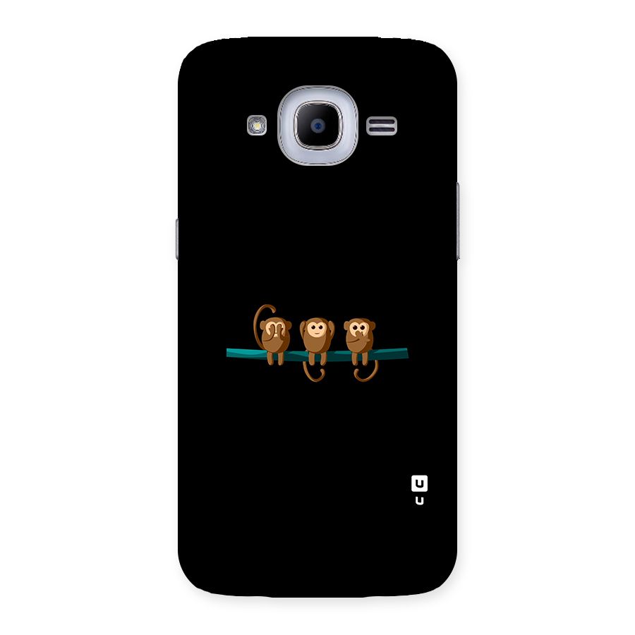 Three Cute Monkeys Back Case for Samsung Galaxy J2 2016