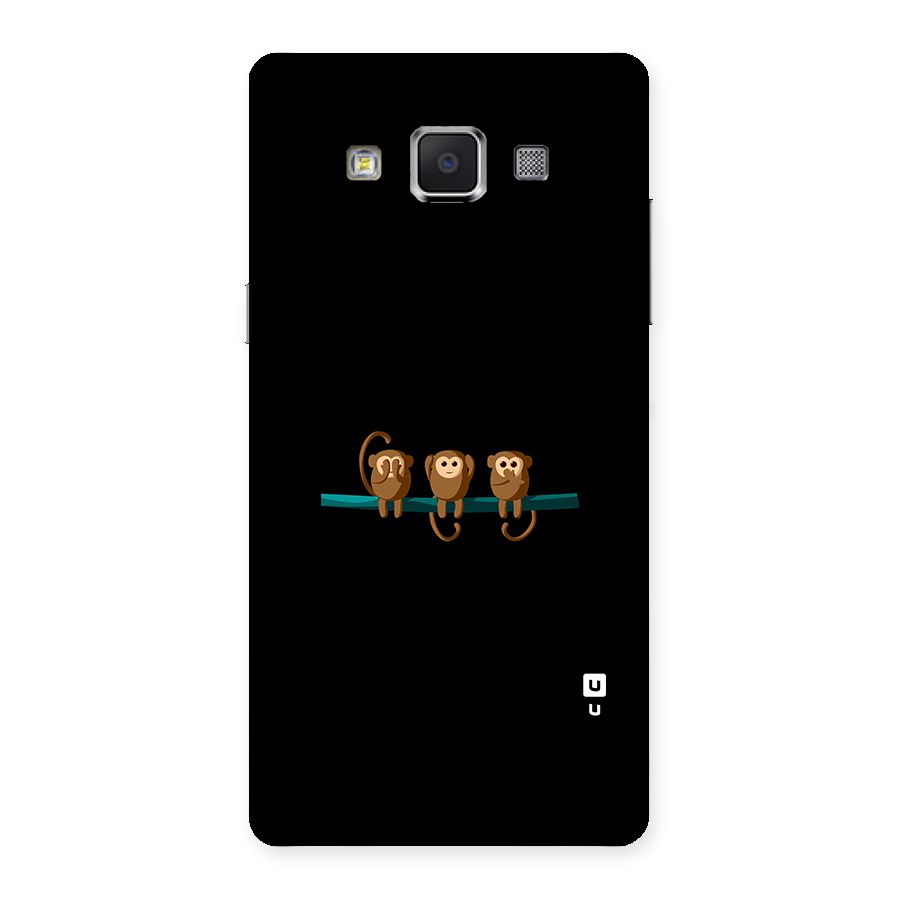 Three Cute Monkeys Back Case for Samsung Galaxy A5
