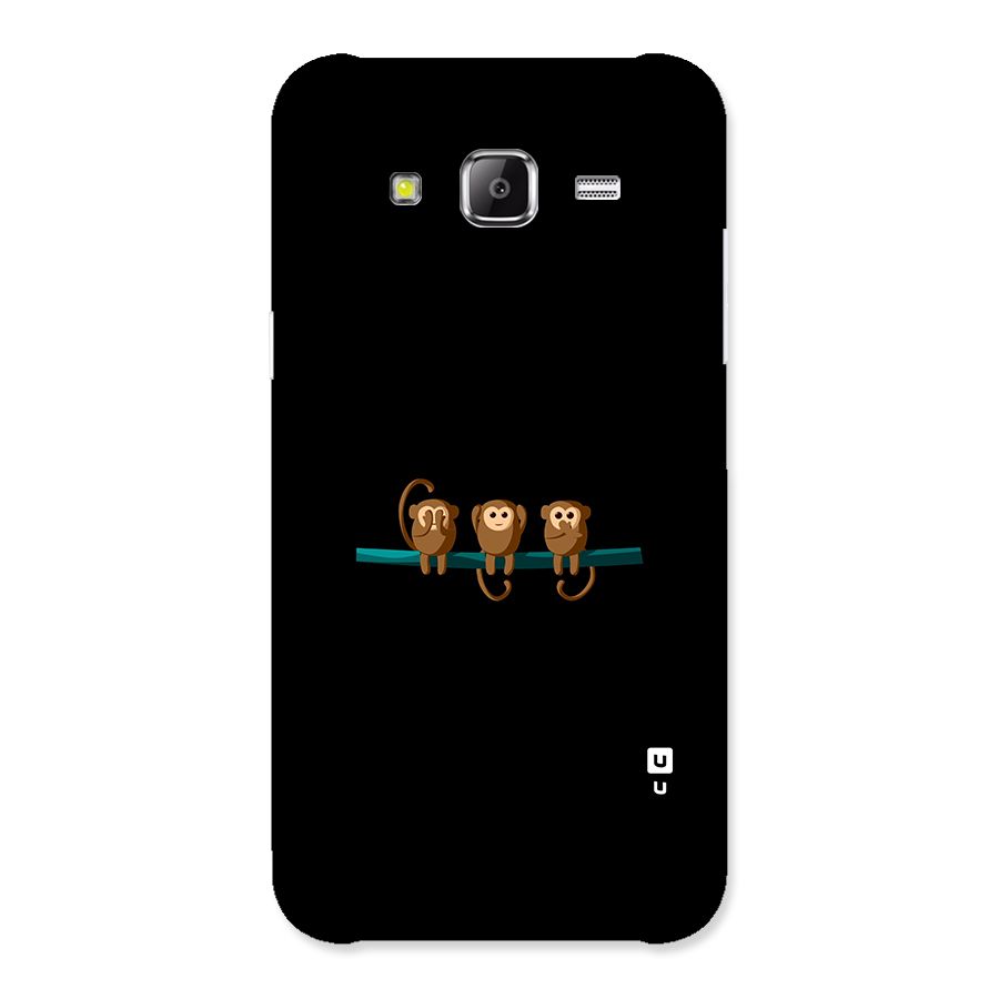 Three Cute Monkeys Back Case for Samsung Galaxy J2 Prime