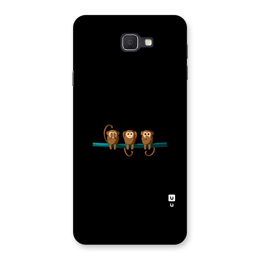 Three Cute Monkeys Back Case for Samsung Galaxy J7 Prime