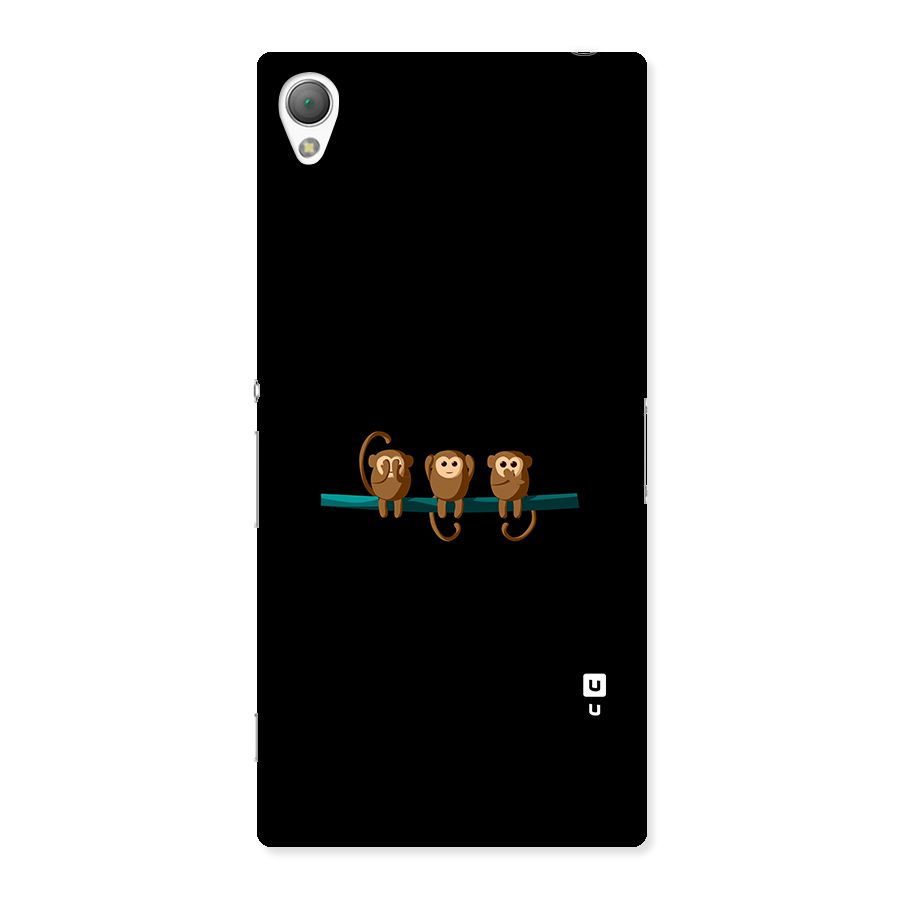 Three Cute Monkeys Back Case for Sony Xperia Z3