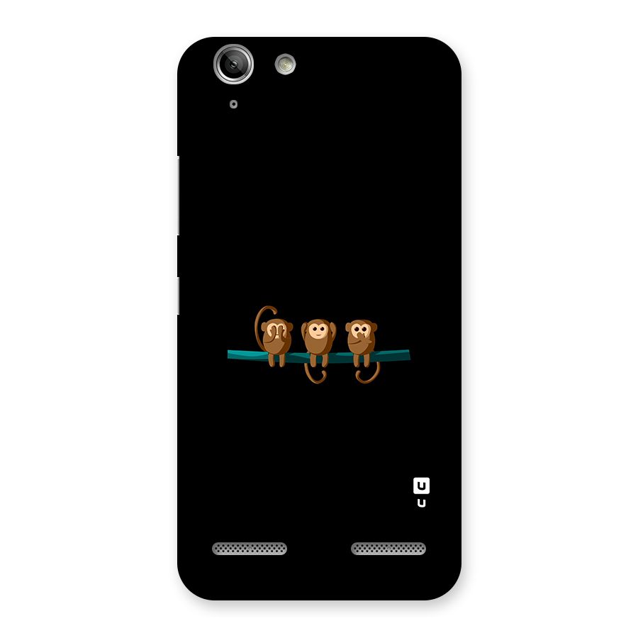 Three Cute Monkeys Back Case for Vibe K5 Plus