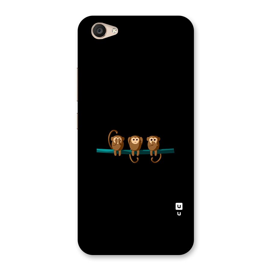 Three Cute Monkeys Back Case for Vivo V5 Plus