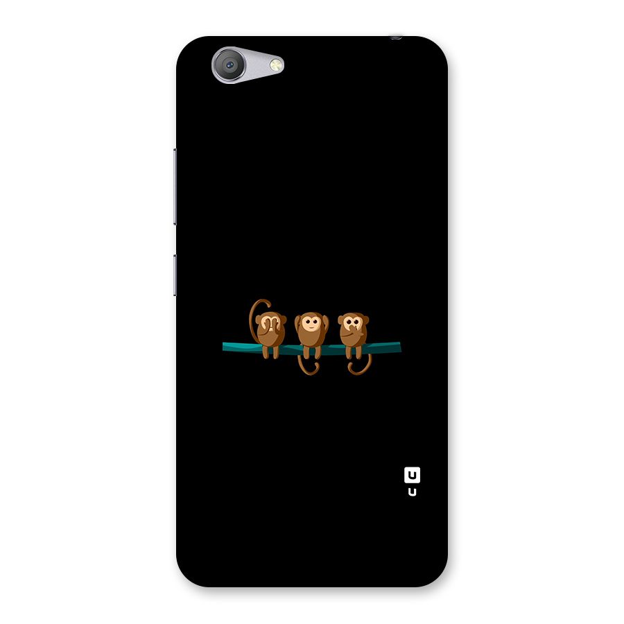 Three Cute Monkeys Back Case for Vivo Y53