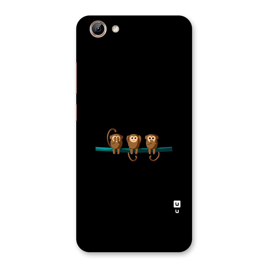 Three Cute Monkeys Back Case for Vivo Y71