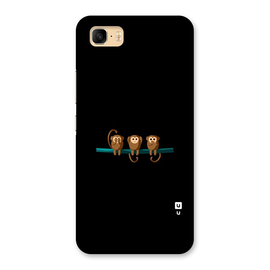 Three Cute Monkeys Back Case for Zenfone 3s Max