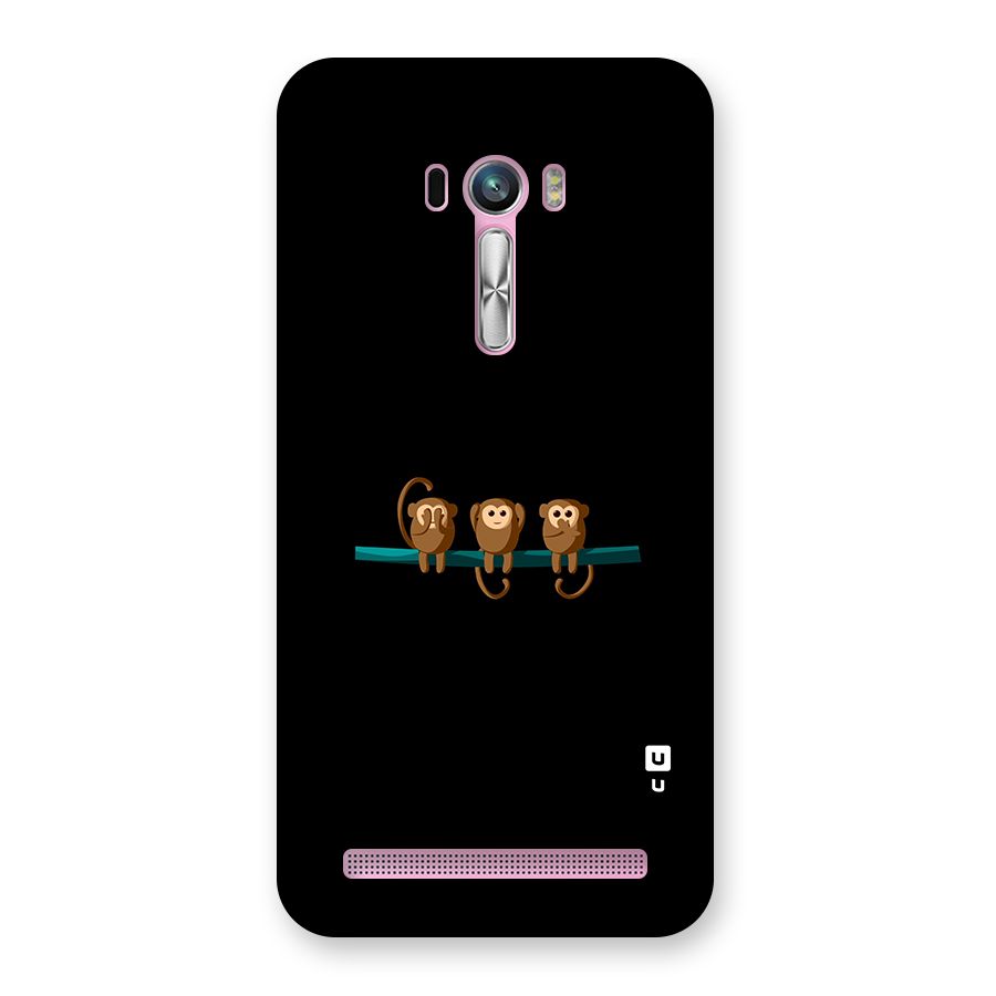 Three Cute Monkeys Back Case for Zenfone Selfie