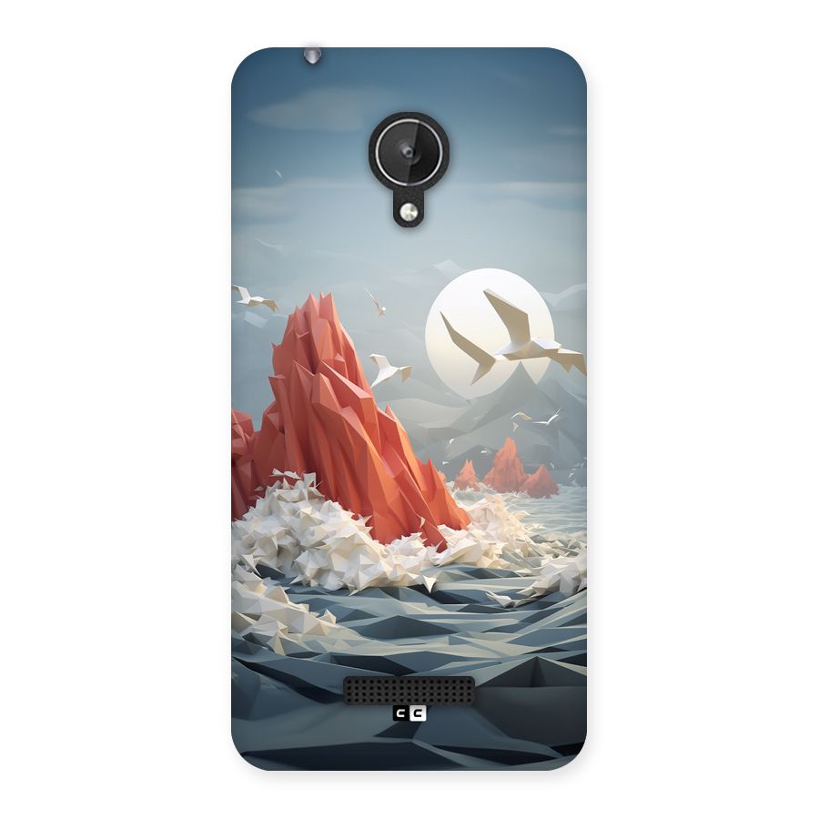Three Dimension Sea Back Case for Canvas Spark Q380