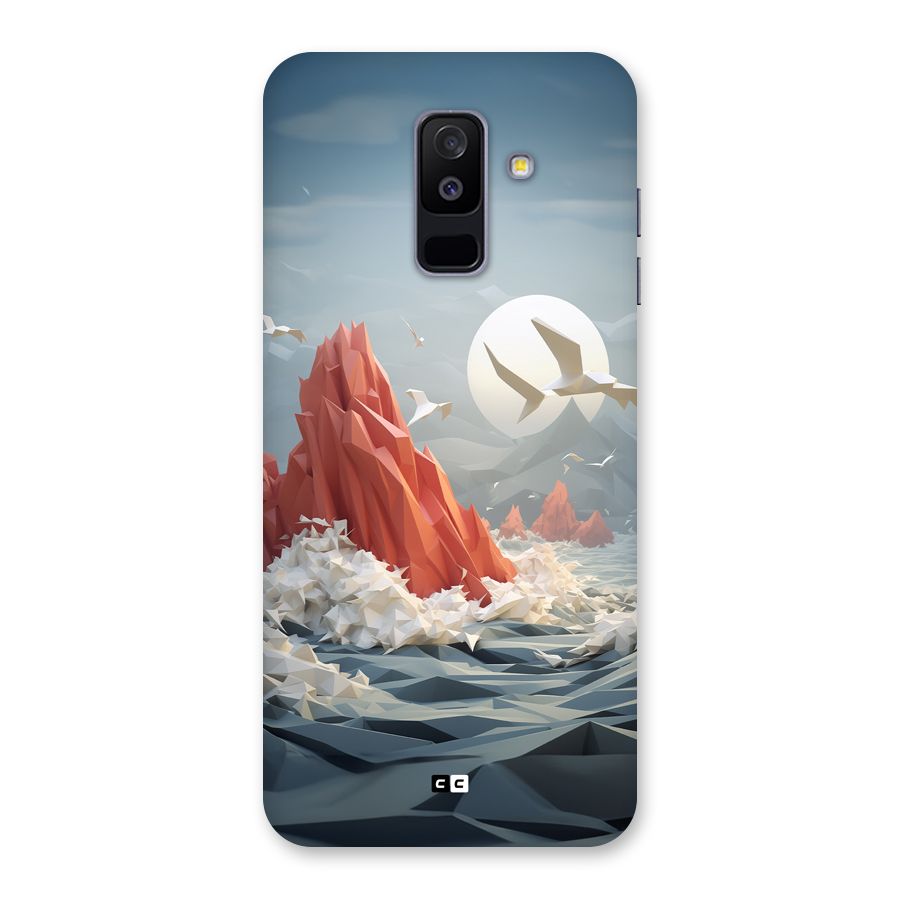 Three Dimension Sea Back Case for Galaxy A6 Plus