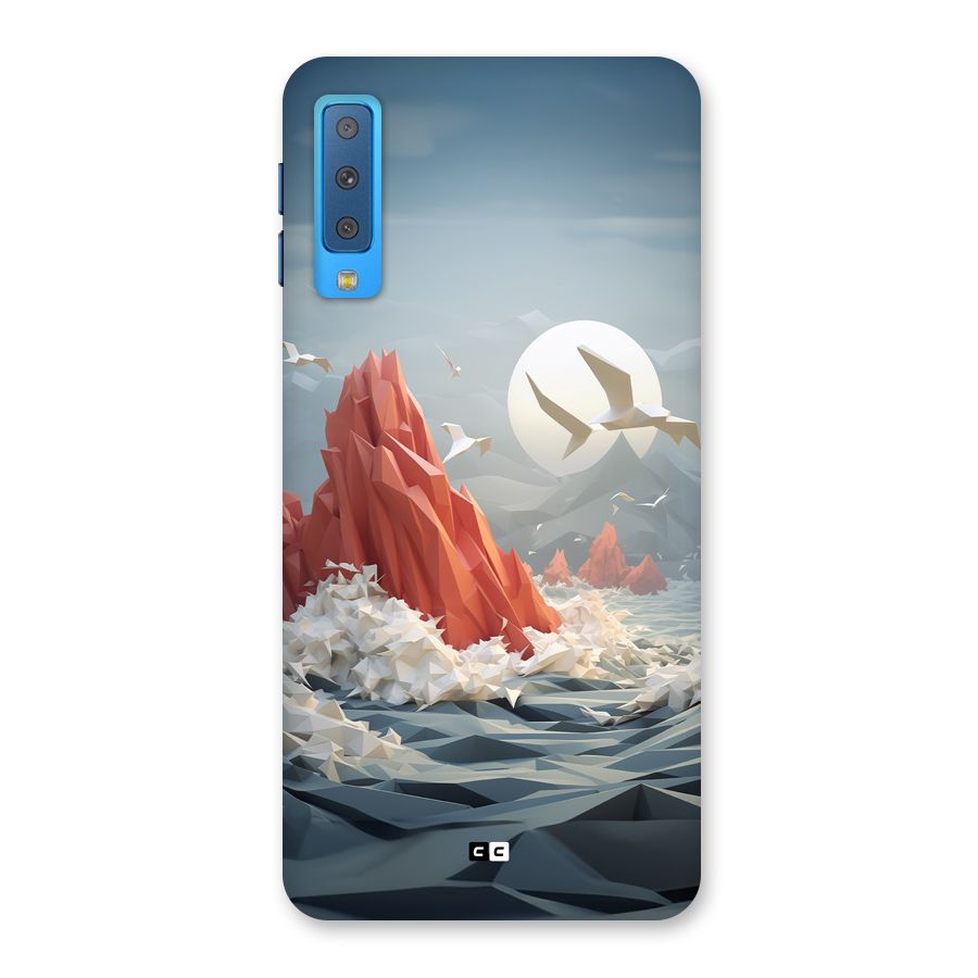 Three Dimension Sea Back Case for Galaxy A7 (2018)