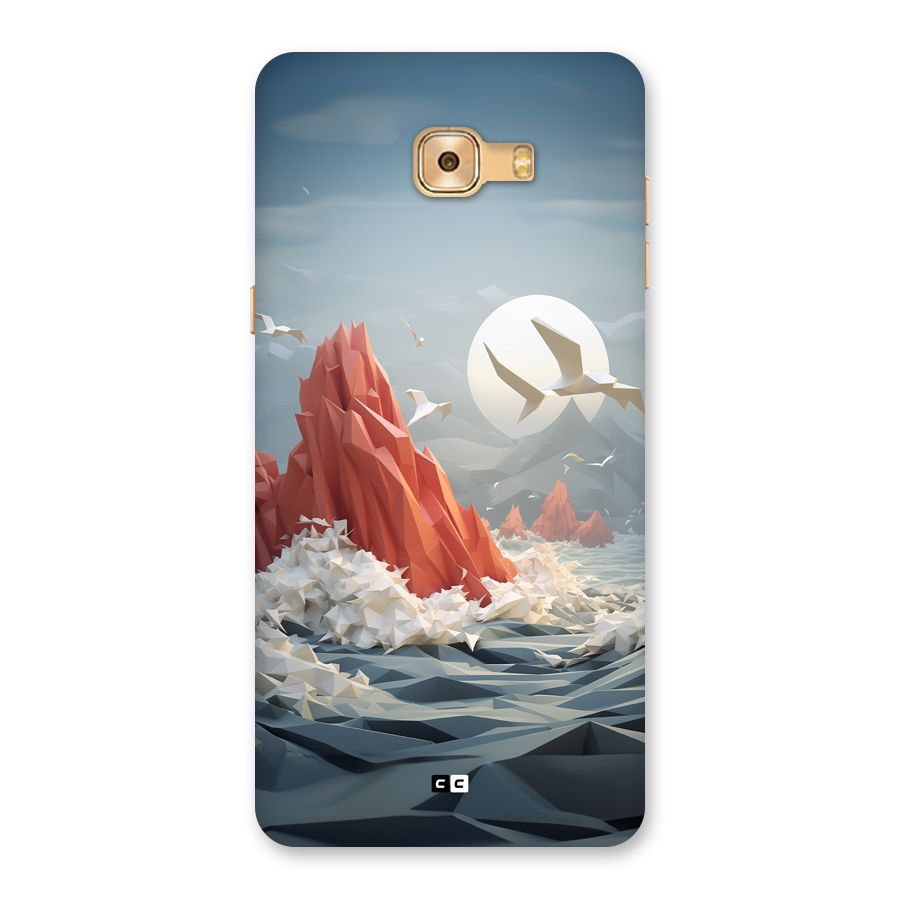 Three Dimension Sea Back Case for Galaxy C9 Pro