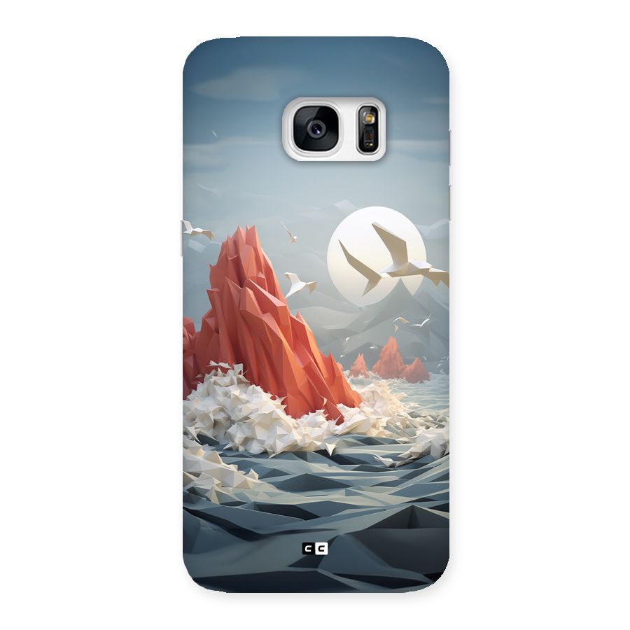 Three Dimension Sea Back Case for Galaxy S7 Edge
