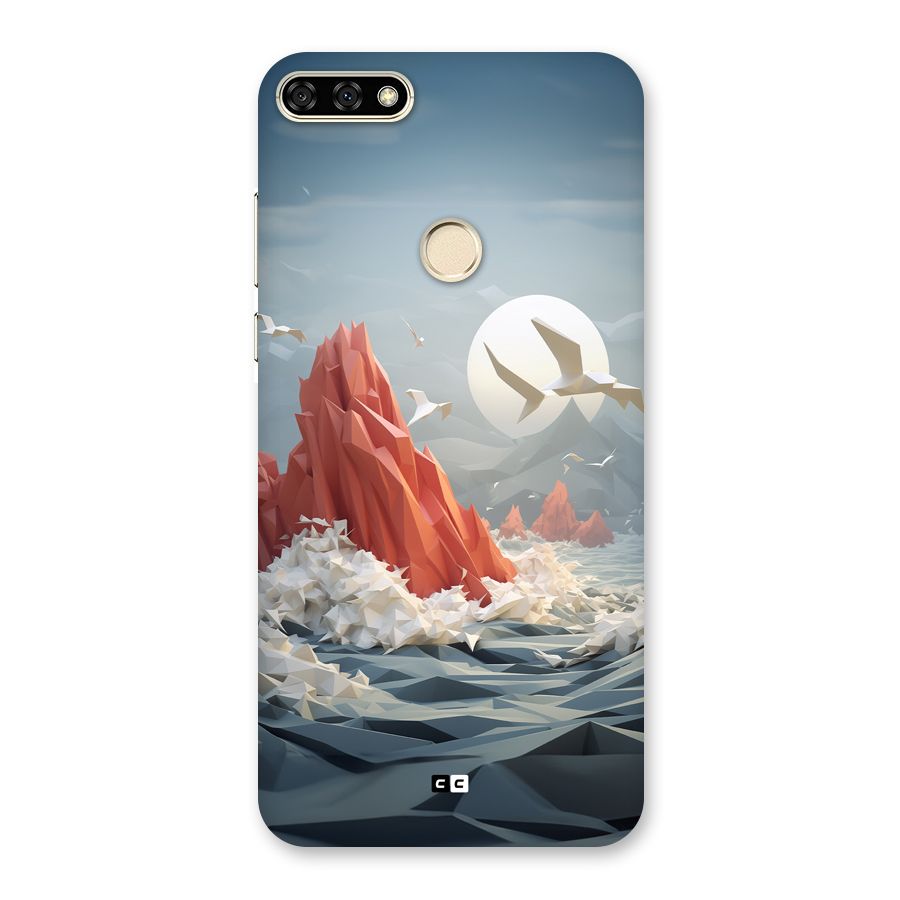 Three Dimension Sea Back Case for Honor 7A
