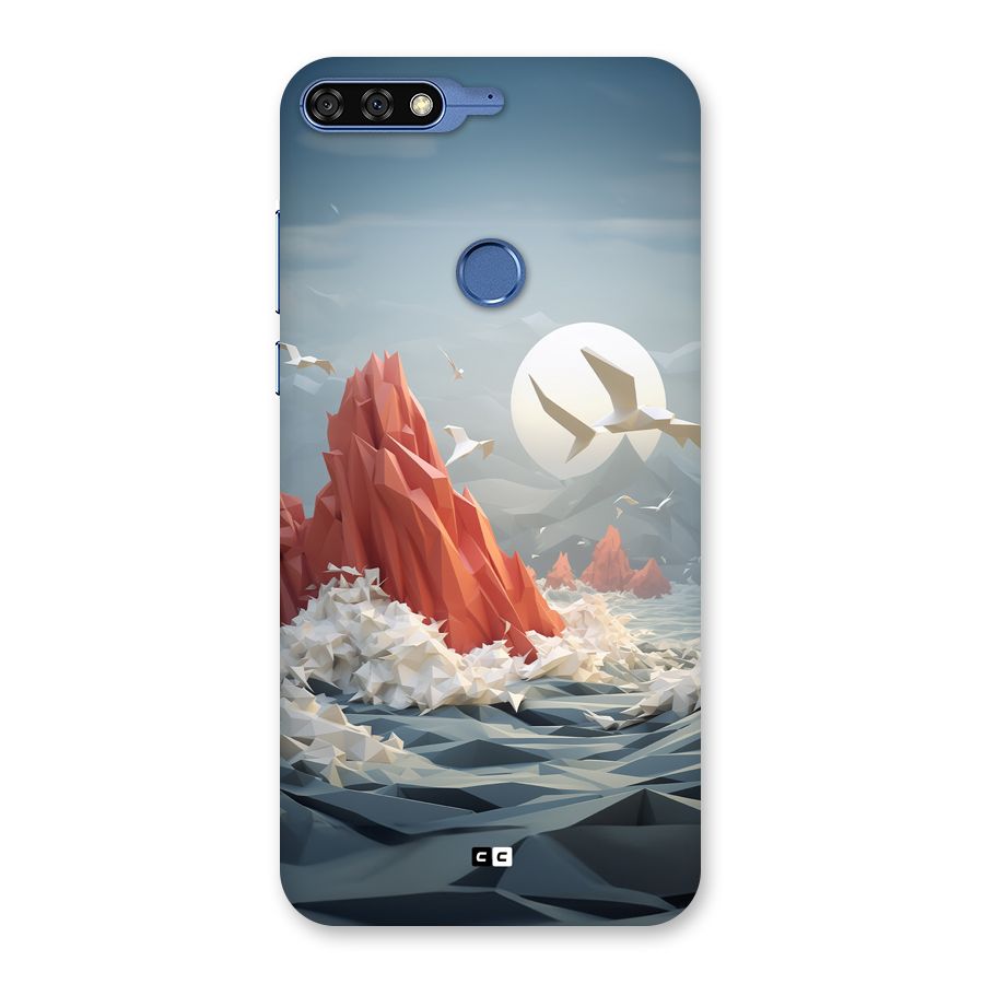 Three Dimension Sea Back Case for Honor 7C