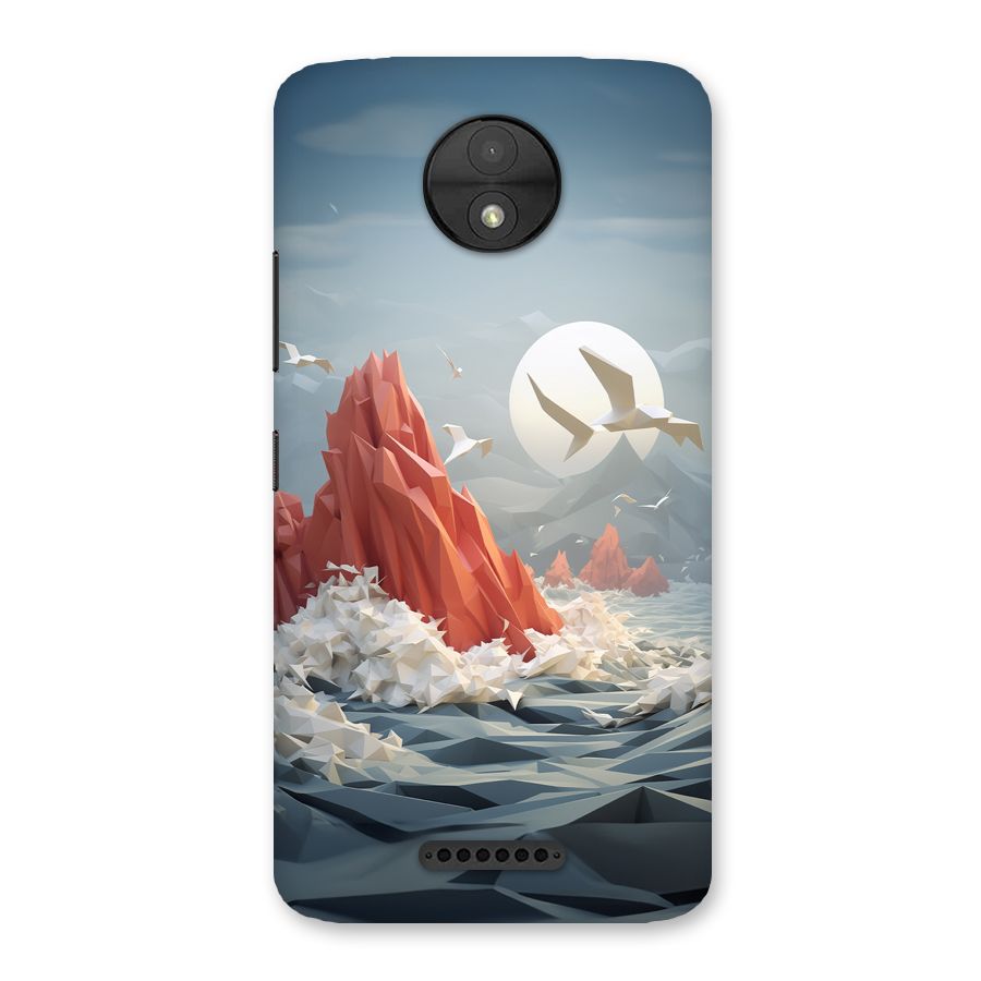 Three Dimension Sea Back Case for Moto C