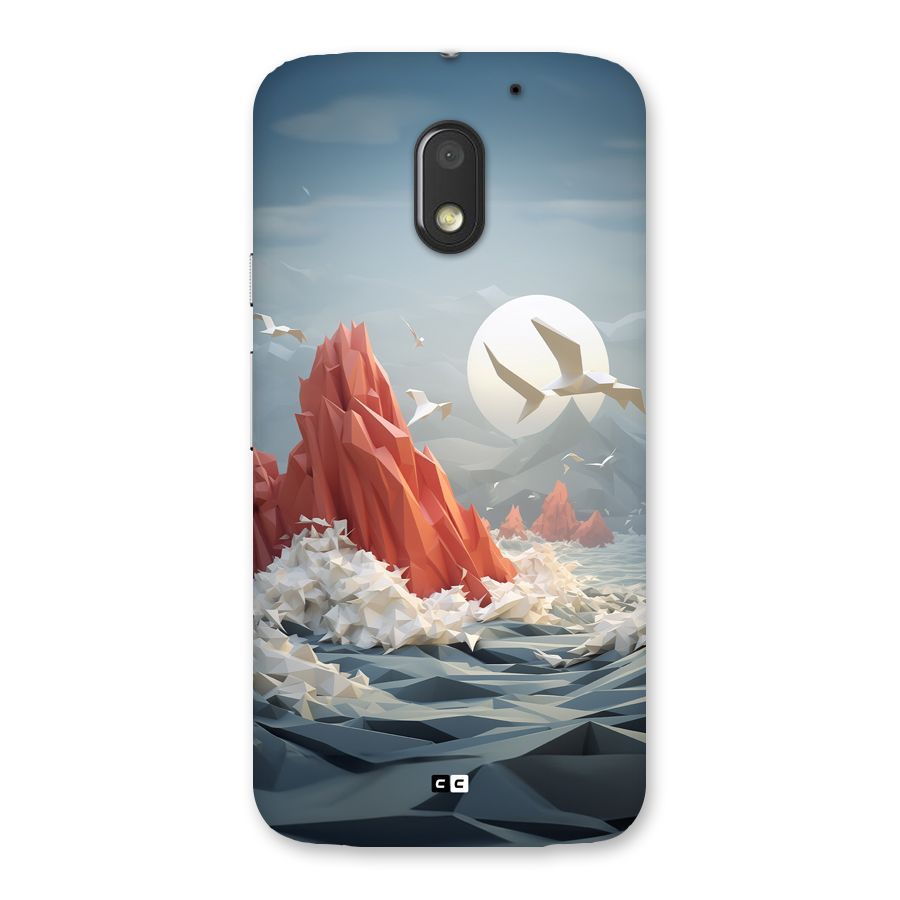 Three Dimension Sea Back Case for Moto E3 Power