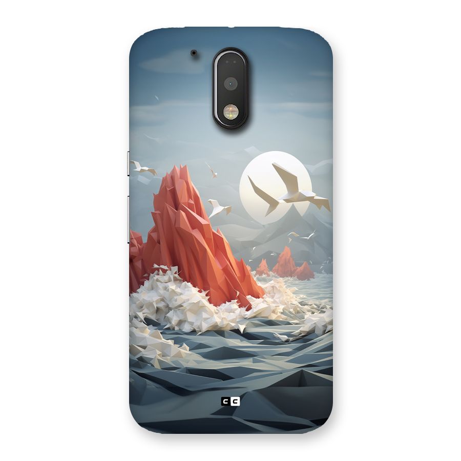 Three Dimension Sea Back Case for Moto G4 Plus