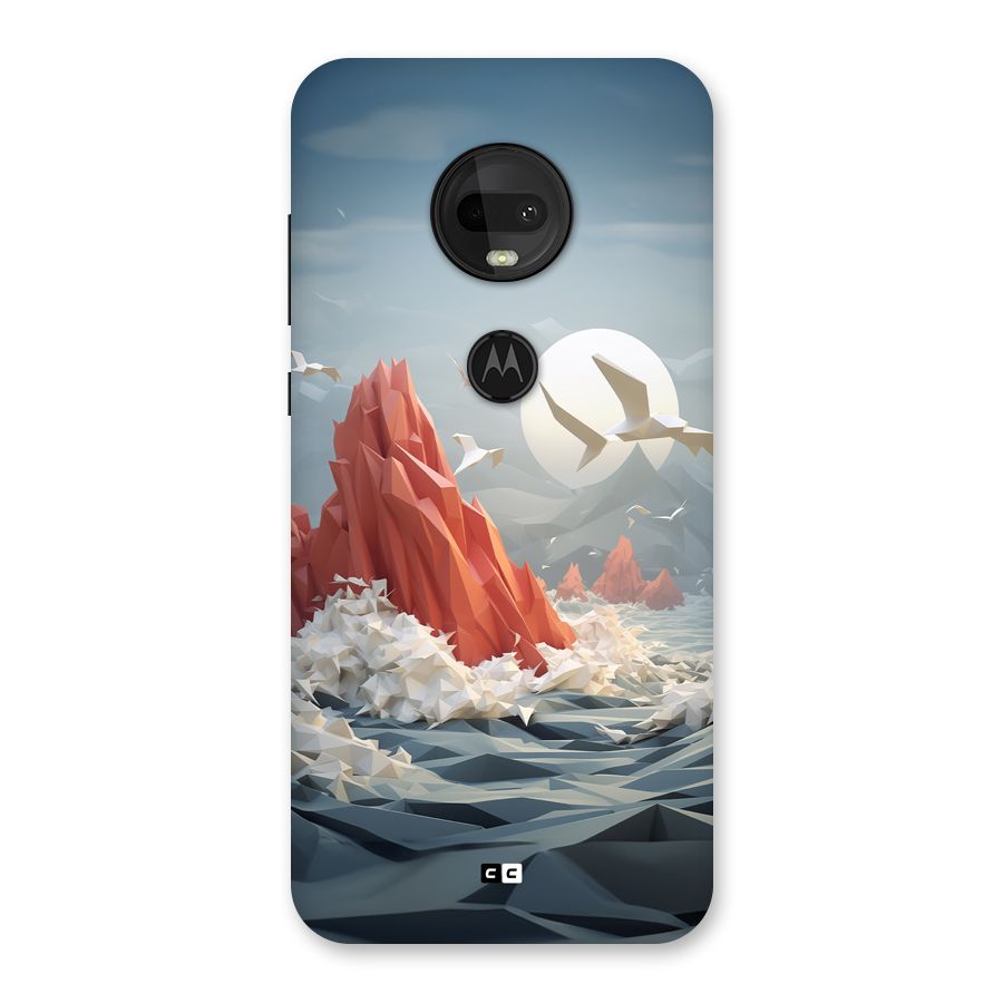 Three Dimension Sea Back Case for Moto G7