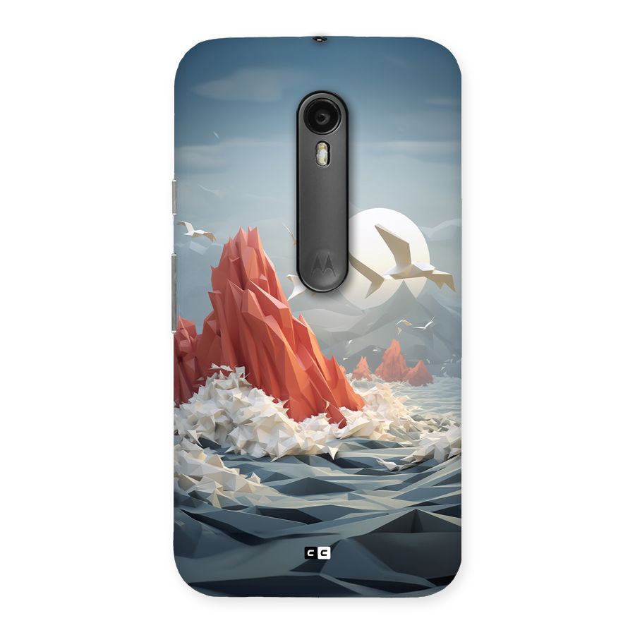 Three Dimension Sea Back Case for Moto G Turbo