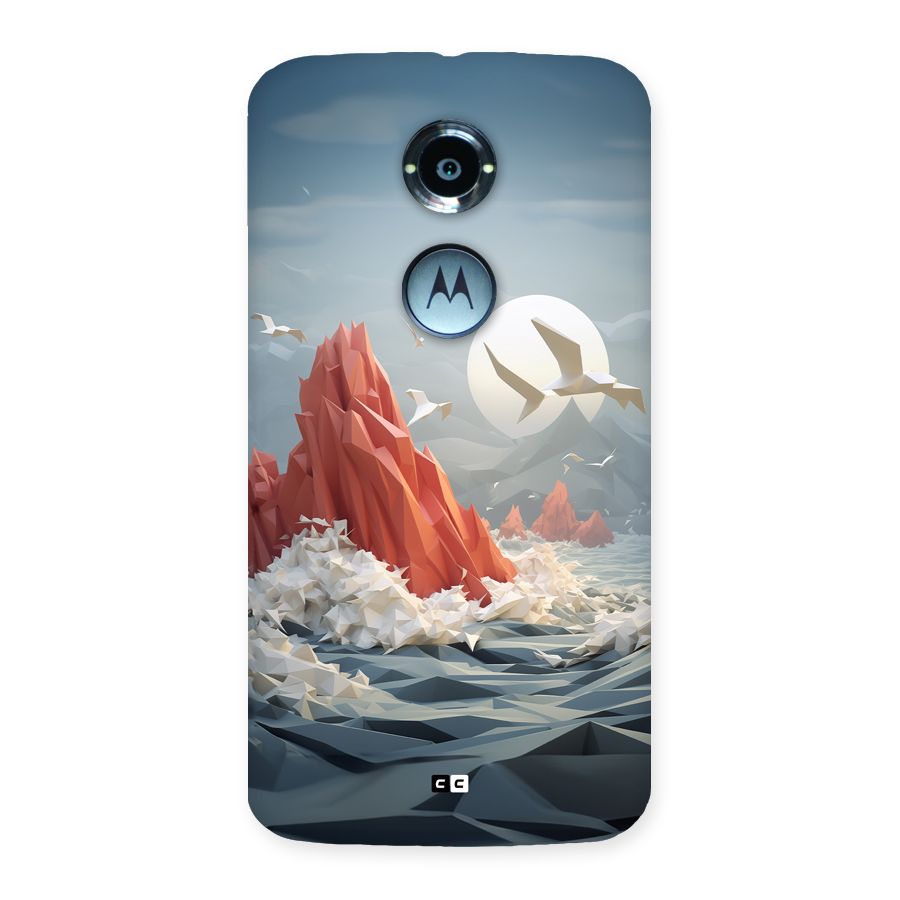 Three Dimension Sea Back Case for Moto X2