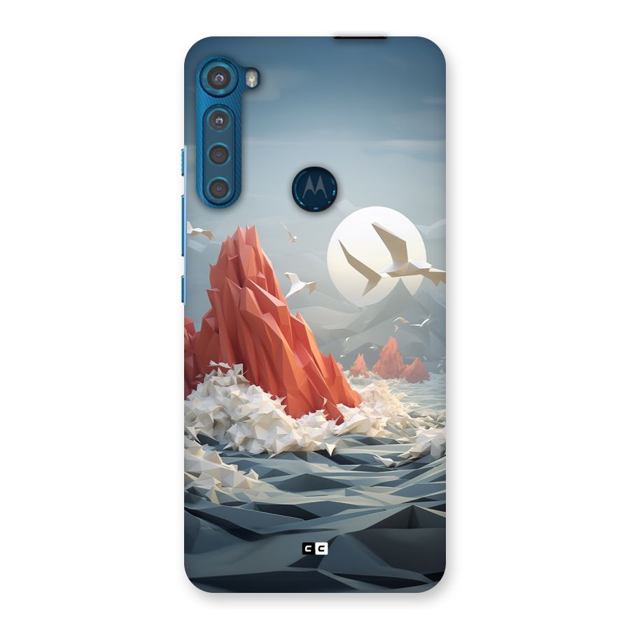 Three Dimension Sea Back Case for Motorola One Fusion Plus